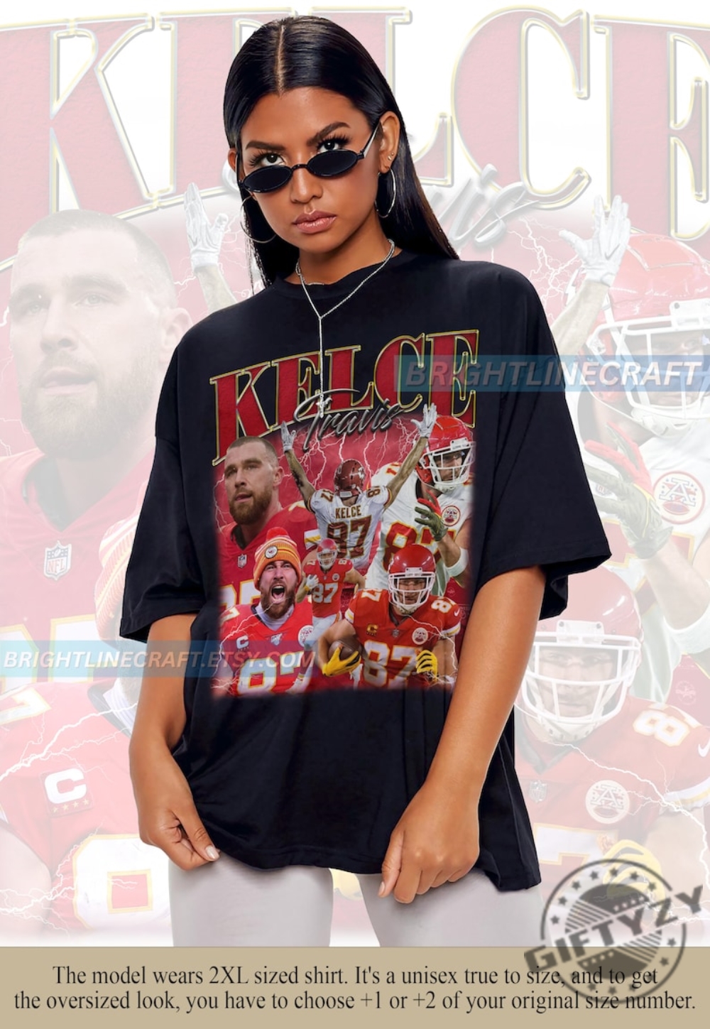 Vintage Travis Kelce Shirt Football Tshirt Classic 90S Graphic Hoodie Unisex Sweatshirt Vintage Bootleg Gift Retro Shirt