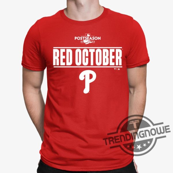 Phillies Red October Shirt Red Phillies Red October Shirt trendingnowe.com 1