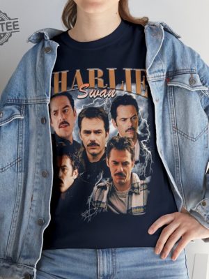 Charlie Swan Vintage 90S Tee Billy Burke Fan Made Tee Team Charlie Tee The Original Shirt Tshirt Movie Shirt Meme Sa Unique revetee 3