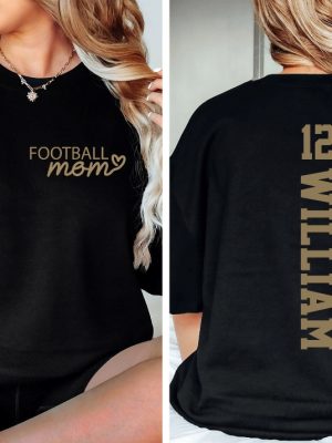 Customized Football Mom Sweatshirt Your Name Football Shirt Football Mom Shirt Designs Stanford Football Mom Shirt Ideas Football Mom Shirts Football And Cheer Mom Shirt revetee 2