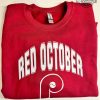 Phillies Take October Shirts Sweatshirts Hoodies Mens Womens Rally House  Phillies Tshirt Mlb Philadelphia Phillies Baseball Playoffs T Shirt NEW -  Laughinks