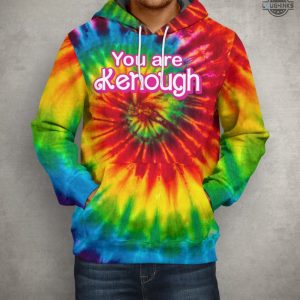 youre kenough hoodie tshirt sweatshirt all over printed barbie kenough hoddie kenough ken barbie movie shirts ryan gosling costume keough tie dyed shirt laughinks 2