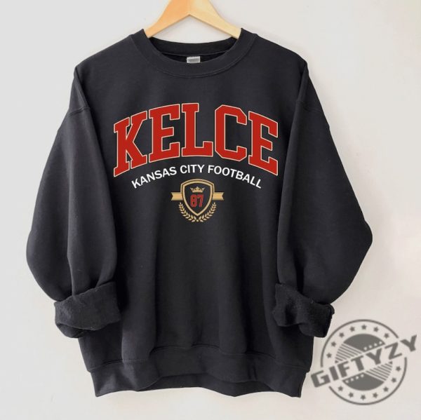 Travis Kelce Football Shirt Travis Kelce Sweatshirt Football Fan Tee Gift For Girlfriend Or Wife Hoodie Kansas City Shirt giftyzy 3