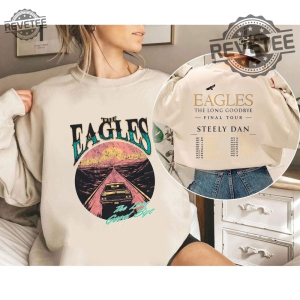 The Eagles The Long Goodbye Tour 2023 Shirt The Eagles Band Fan Shirt The Long Goodbye 2023 Concert Shirt Eagles Finals Tour Shirt Eagles Tour 2023 Lexington Ky Unique revetee 2 1