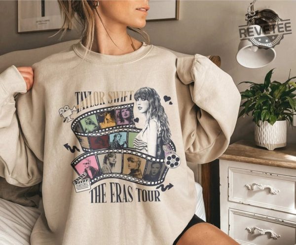 Taylor Eras Tour Theaters Sweatshirt Concert Film Inspired Merch Swiftie Sweatshirt Chiefs Schedule 2023 Ts The Eras Tour Film Ts The Eras Tour Film.Com Unique revetee 1