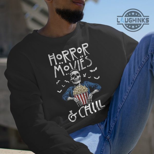 american horror story shirt sweatshirt hoodie mens womens kids horror movies and chill halloween shirts ahs season 12 skeleton graphic tee 2023 laughinks 2
