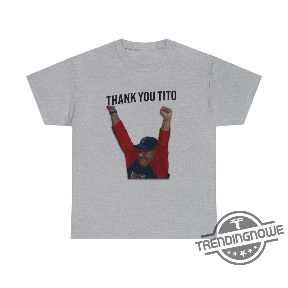 Official thanking Terry Francona Shirt Tito's Farewell Shirt