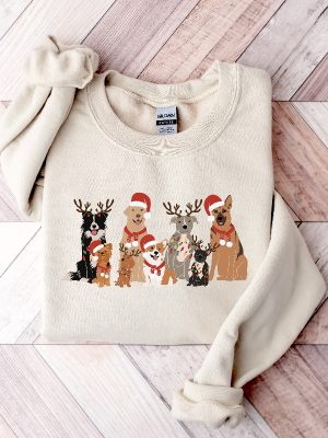 Christmas Dog Sweatshirt Dog Owner Christmas Gift Dog Christmas Sweatshirt Christmas Sweater Holiday Sweater Christmas Shirt Dog Gift Costco Hot Dog Shirt Unique revetee 4