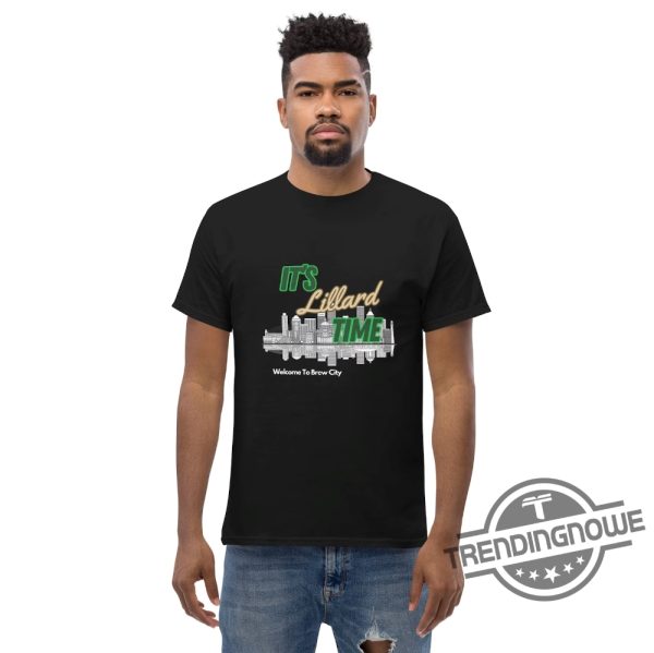 Damian Lillard Shirt Brew City Shirt DAME TIME Bucks T Shirt Portland Basketball Player Shirt Retro Basketball Gift For Fan trendingnowe.com 3