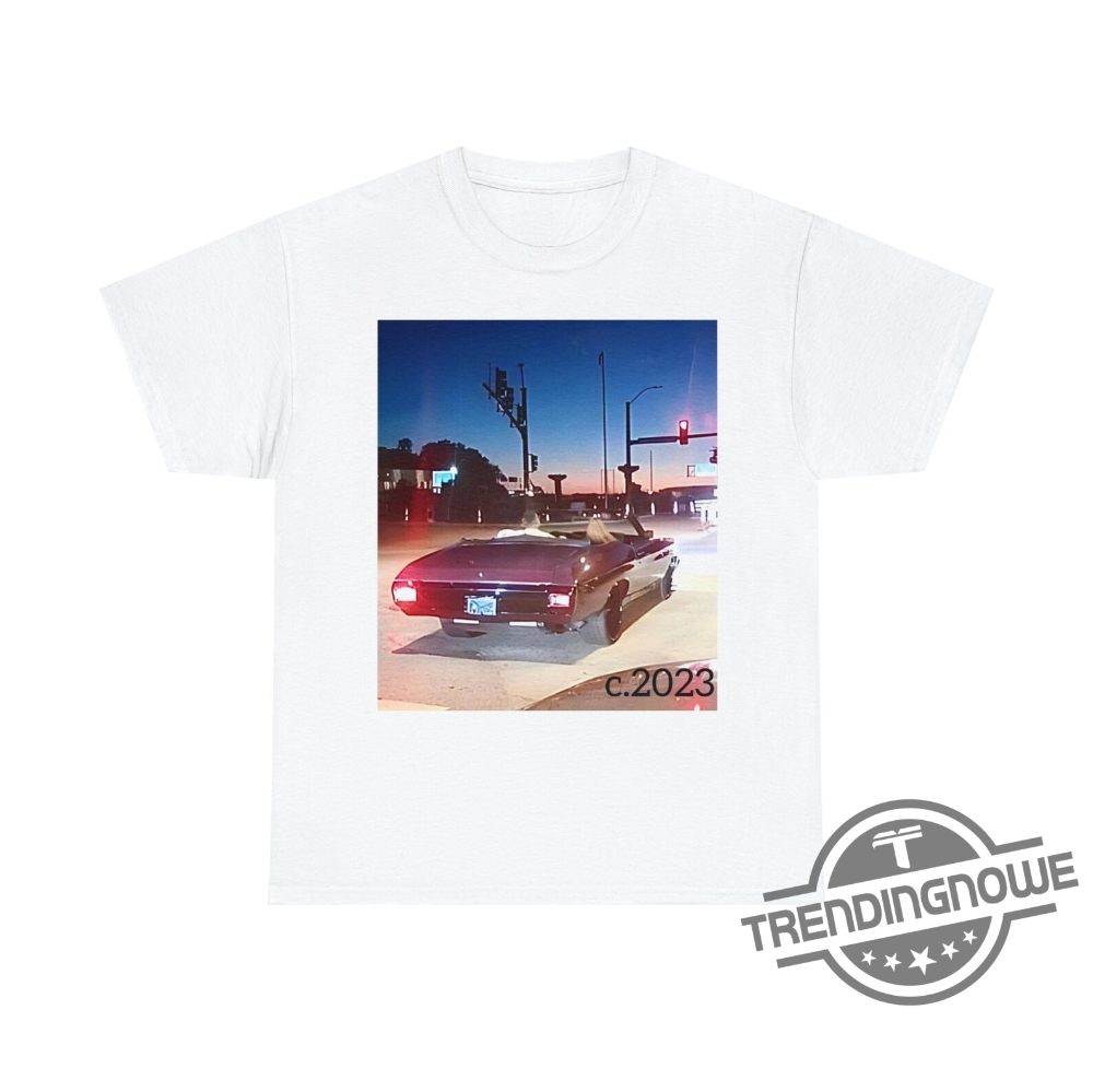 Taylor Swift Shirt Taylor Swift And Travis Kelce Riding Into The Sunset Travis Kelce T Shirt