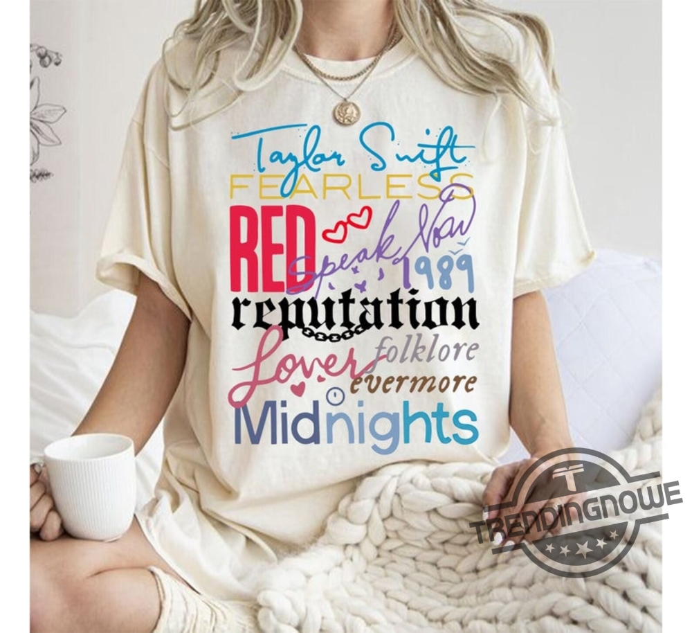 Vintage Taylor The Eras Tour 2023 Shirt Taylor Album Logo 2023 Shirt Swiftie Merch Vintage The Eras Tour 2023