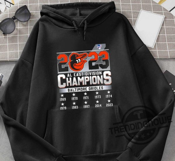 Orioles Al East Champions Shirt Official Baltimore Orioles 1969 2023 Al East Division Champions shirt trendingnowe.com 3