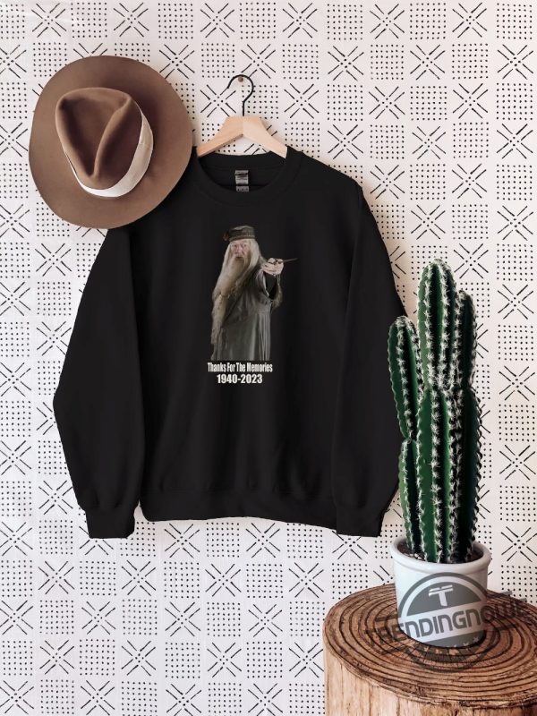 Thanks For The Memories Sweatshirt RIP Michael Gambon Sweater Dumbledore Crewneck Dumbledore Shirt RIP Albus Dumbledore Shirt trendingnowe.com 1