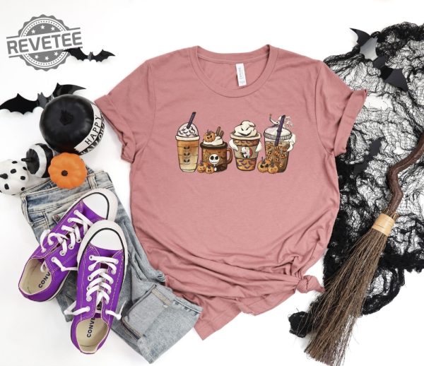 Nightmare Before Coffee Shirt Cute Halloween Sweatshirt Coffee Lover Shirt National Coffee Day 2023 Dunkin National Coffee Day 2023 Deals Halloween Cocktails Unique revetee 1