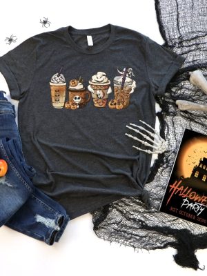 Nightmare Before Coffee Shirt Cute Halloween Sweatshirt Coffee Lover Shirt National Coffee Day 2023 Dunkin National Coffee Day 2023 Deals Halloween Cocktails Unique revetee 4