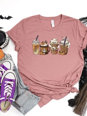 Nightmare Before Coffee Shirt Cute Halloween Sweatshirt Coffee Lover Shirt National Coffee Day 2023 Dunkin National Coffee Day 2023 Deals Halloween Cocktails Unique revetee 5