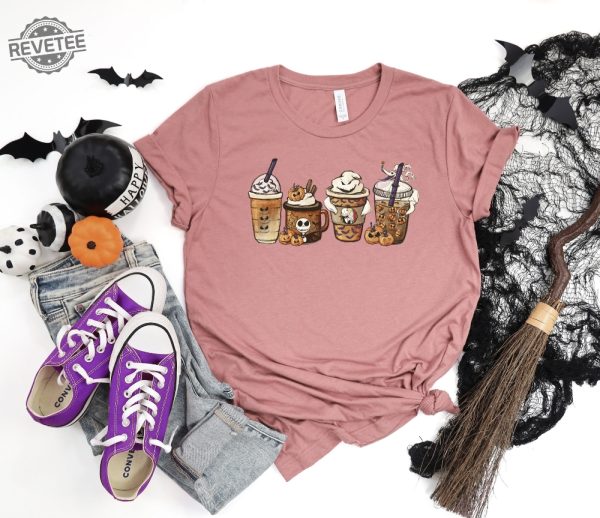 Nightmare Before Coffee Shirt Cute Halloween Sweatshirt Coffee Lover Shirt National Coffee Day 2023 Dunkin National Coffee Day 2023 Deals Halloween Cocktails Unique revetee 5