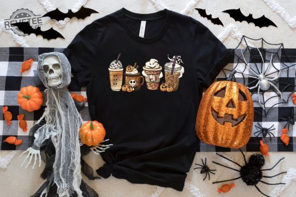 Nightmare Before Coffee Shirt Cute Halloween Sweatshirt Coffee Lover Shirt National Coffee Day 2023 Dunkin National Coffee Day 2023 Deals Halloween Cocktails Unique revetee 6