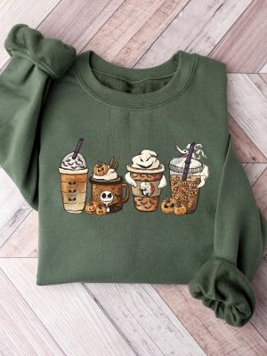 Nightmare Before Coffee Shirt Cute Halloween Sweatshirt Coffee Lover Shirt National Coffee Day 2023 Dunkin National Coffee Day 2023 Deals Halloween Cocktails Unique revetee 8