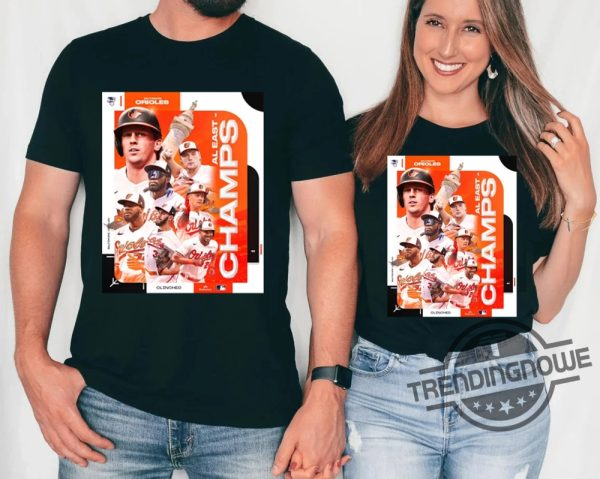 Orioles Al East Champions Shirt Baltimore Orioles 2023 AL East Division Champions Shirt trendingnowe.com 2