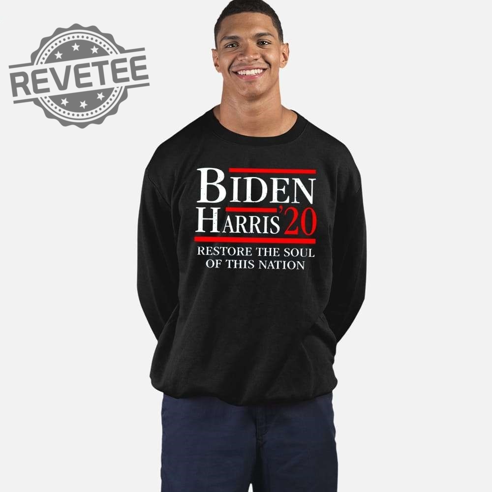 Biden Harris 20 Restore The Soul Of This Nation Shirt Hoodie Sweatshirt Joe Biden Ll Cool J Joe Biden Picket Line New