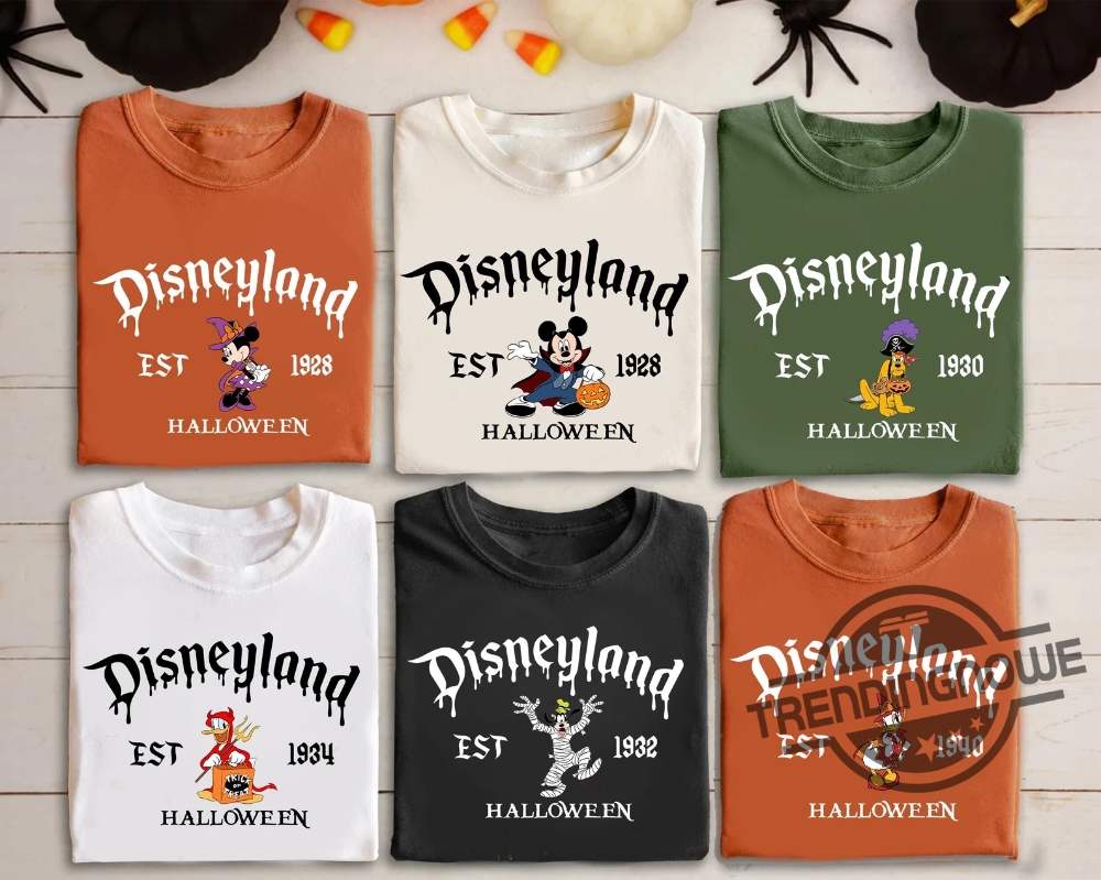 Disneyland Family Halloween Shirt Sweatshirt Mickey Halloween Shirt Disney Vacation Halloween 2023 Shirt Family Matching Shirt