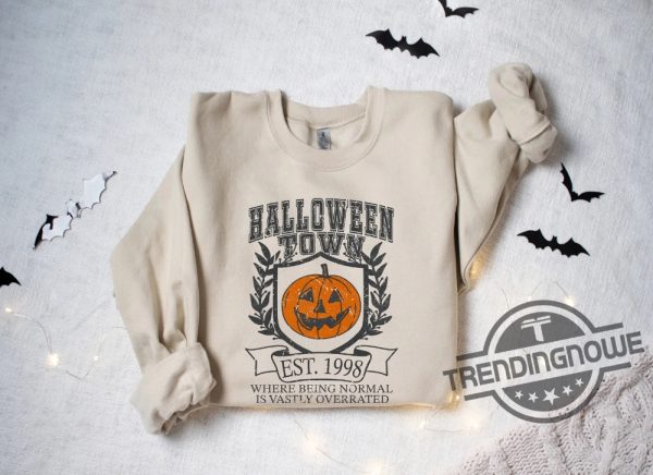Halloweentown University Sweatshirt Halloween Town Est 1998 Sweatshirt Pumpkin Shirt Womens Halloween Sweatshirt trendingnowe 1