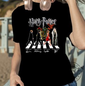 Harry Potter Shirt Rupert Grint Hoodie Daniel Radcliffe Sweatshirt Emma Watson Tshirt Michael Gambon Sweater Abbey Road Signatures Shirt giftyzy 3