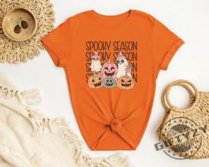 Spooky Season Shirt Halloween Ghost Tshirt Ghost Halloween Hoodie Cute Ghost Sweater Halloween Shirt giftyzy 4