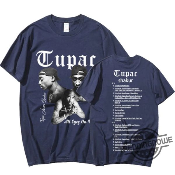 Tupac Shirt 2Pac Double Sided Shirt Hip Hop Rapper Streetwear Shirt Tupac 27 Years Too Damn Long Shirt Tupac T Shirt trendingnowe.com 3