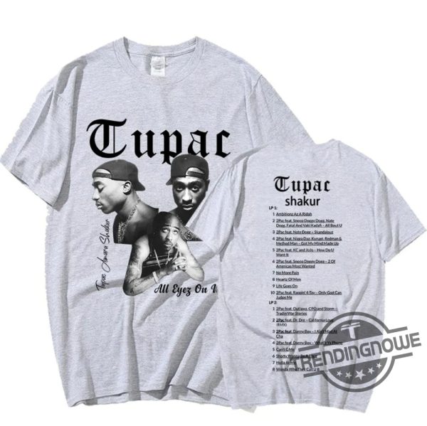 Tupac Shirt 2Pac Double Sided Shirt Hip Hop Rapper Streetwear Shirt Tupac 27 Years Too Damn Long Shirt Tupac T Shirt trendingnowe.com 4