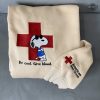 snoopy blood donation shirt sweatshirt hoodie embroidered american red cross shirts joe cool snoopy shirt embroidery joe kaws snoopy shirt be cool give blood t shirt laughinks 1