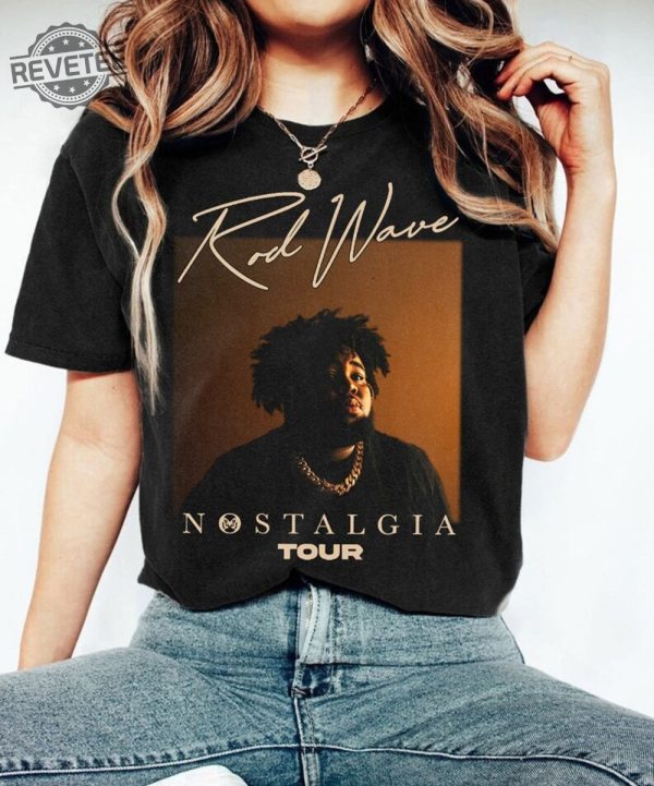 Retro Rod Wave Nostalgia Tour Sweatshirt Beautiful Mind Tour Nostalgia Merch Rod Wave Nostalgia Merch Rod Wave Merch Take Away My Name Rod Wave Rod Wave Nostalgia T Shirt revetee 1