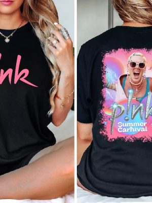 Pnk Summer Carnival 2023 Trustfall Album Tee Pink Singer Tour P Nk Birthday Pink Tour Tshirt 2023 Pink Trustfall Tour Pink Set List For Summer Carnival Pink Concert Tonight New revetee 3