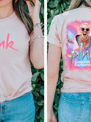 Pnk Summer Carnival 2023 Trustfall Album Tee Pink Singer Tour P Nk Birthday Pink Tour Tshirt 2023 Pink Trustfall Tour Pink Set List For Summer Carnival Pink Concert Tonight New revetee 4