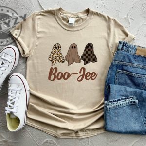 Boojee Retro Ghost Shirt Funny Halloween Hoodie Cute Ghost Sweatshirt Pumpkin Tee Halloween Costume Spooky Season Sweater Halloween Party Shirt giftyzy 7