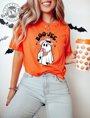 Halloween Boo Jee Shirt Spooky Tshirt Cute Boo Sweatshirt Spooky Ghost Hoodie Spooky Season Ghost Sweater Fall Vibes Halloween Gifts giftyzy 2