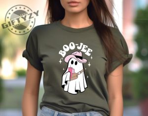 Halloween Boo Jee Shirt Spooky Tshirt Cute Boo Sweatshirt Spooky Ghost Hoodie Spooky Season Ghost Sweater Fall Vibes Halloween Gifts giftyzy 4