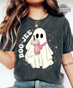 boo jee shirt sweatshirt hoodie long sleeve shirts mens womens kids boo jee ghost t shirt cute ghost halloween costumes spooky conchas boujee halloween shirt laughinks 1