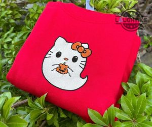 hello kitty costume tshirt sweatshirt hoodie embroidered hello kitty halloween shirts sanrio embroidery hello kitty cat costumes adult mens womens laughinks 1