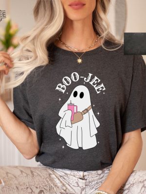 Halloween Ghost Shirt Boo Jee Shirt Spooky Ghost Tee Halloween Gifts Spooky Season Ghost Painting Trend Shirt Spirit Halloween Coupon Halloween Movies For Kids Shirt revetee 2