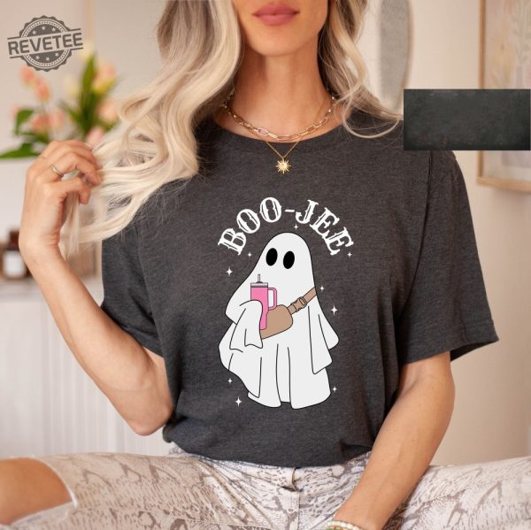 Halloween Ghost Shirt Boo Jee Shirt Spooky Ghost Tee Halloween Gifts Spooky Season Ghost Painting Trend Shirt Spirit Halloween Coupon Halloween Movies For Kids Shirt revetee 2