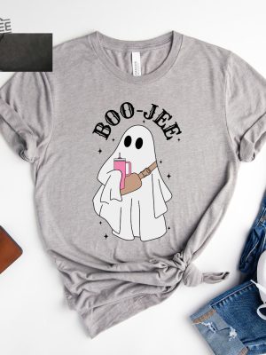 Halloween Ghost Shirt Boo Jee Shirt Spooky Ghost Tee Halloween Gifts Spooky Season Ghost Painting Trend Shirt Spirit Halloween Coupon Halloween Movies For Kids Shirt revetee 3