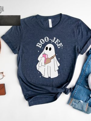 Halloween Ghost Shirt Boo Jee Shirt Spooky Ghost Tee Halloween Gifts Spooky Season Ghost Painting Trend Shirt Spirit Halloween Coupon Halloween Movies For Kids Shirt revetee 4