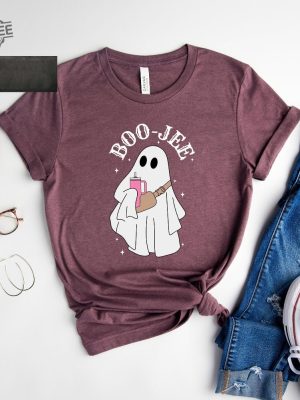 Halloween Ghost Shirt Boo Jee Shirt Spooky Ghost Tee Halloween Gifts Spooky Season Ghost Painting Trend Shirt Spirit Halloween Coupon Halloween Movies For Kids Shirt revetee 5