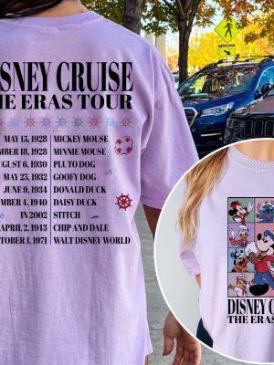 Disney Cruise Era Tour Shirt Cruise Vibes Shirt Cruise Vacation Shirt Disney Family Shirt Matching Disney Cruise Shirt Disney Cruise 2025 Release Date Disneycruise Unique revetee 2