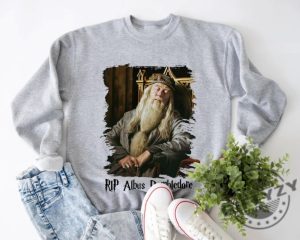 R.I.P Albus Dumbledore Shirt Michael Gambon Tshirt Rip Michael Gambon Hoodie Lumos Dumbledore Sweatshirt Rest In Peace Dumbledore Army Shirt giftyzy 4