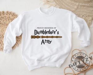 Proud Member Of Dumbledores Army Shirt Hogwarts Legacy Tshirt Wizarding World Sweatshirt Dumbledore Wand Hoodie Dumbledore Michael Gambon Shirt giftyzy 3