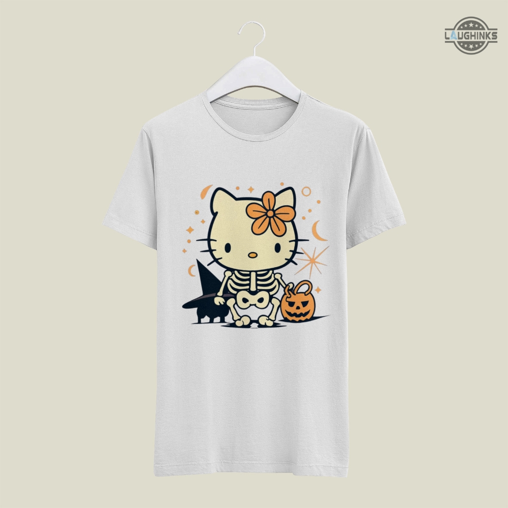 Cute Hello Kitty Cat Baseball T-Shirt