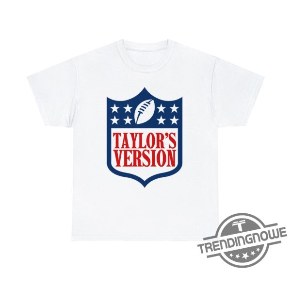 Nfl Taylors Version Shirt Taylor and Travis Shirt Travis Kelce Taylor Shirt Taylor Swift Game T Shirt Taylor Swift Football Team Shirt trendingnowe.com 2